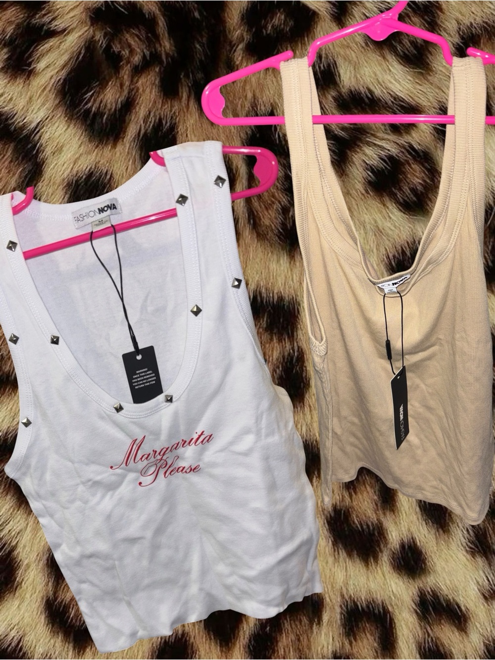 (SIZE M/L) NWT Fashion Nova Tank Top Set (2 Items)